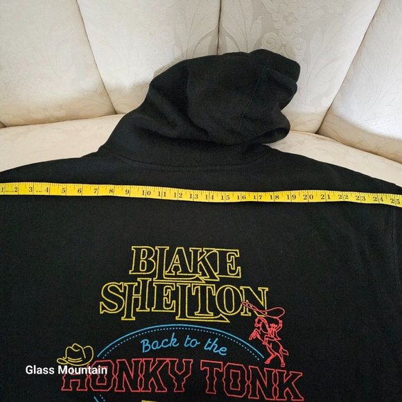 Sold - Blake Shelton Back to The Honky Tonk Tour 2023 Black Men's XL Hoodie - Picture 9 of 12